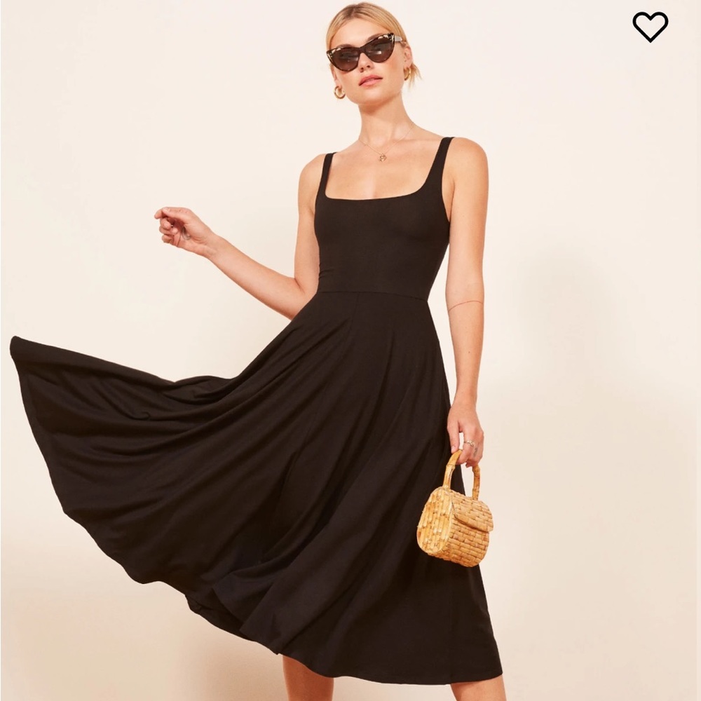Reformation Black Dress Size M